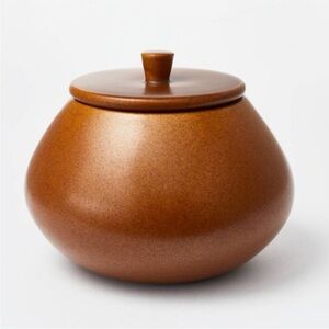 Studio McGee Terracotta Ceramic Jar with Lid